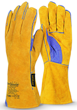 Краги ФЛАГМАН ЛЮКС, (SPL-75),спилковые,нить Kevlar, длина 410 мм